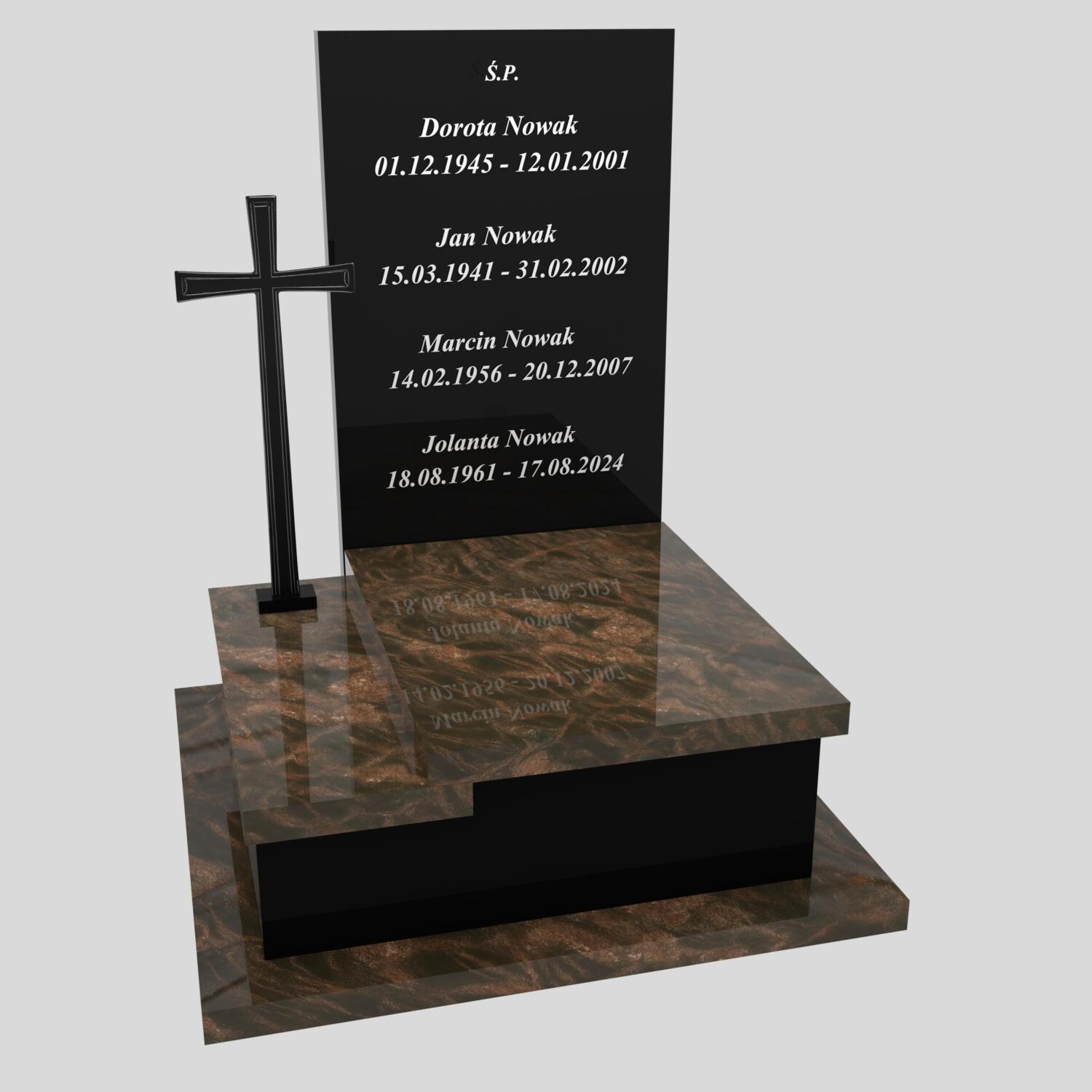 Nagrobek urnowy z kryżem U 126 zdjęcie 93