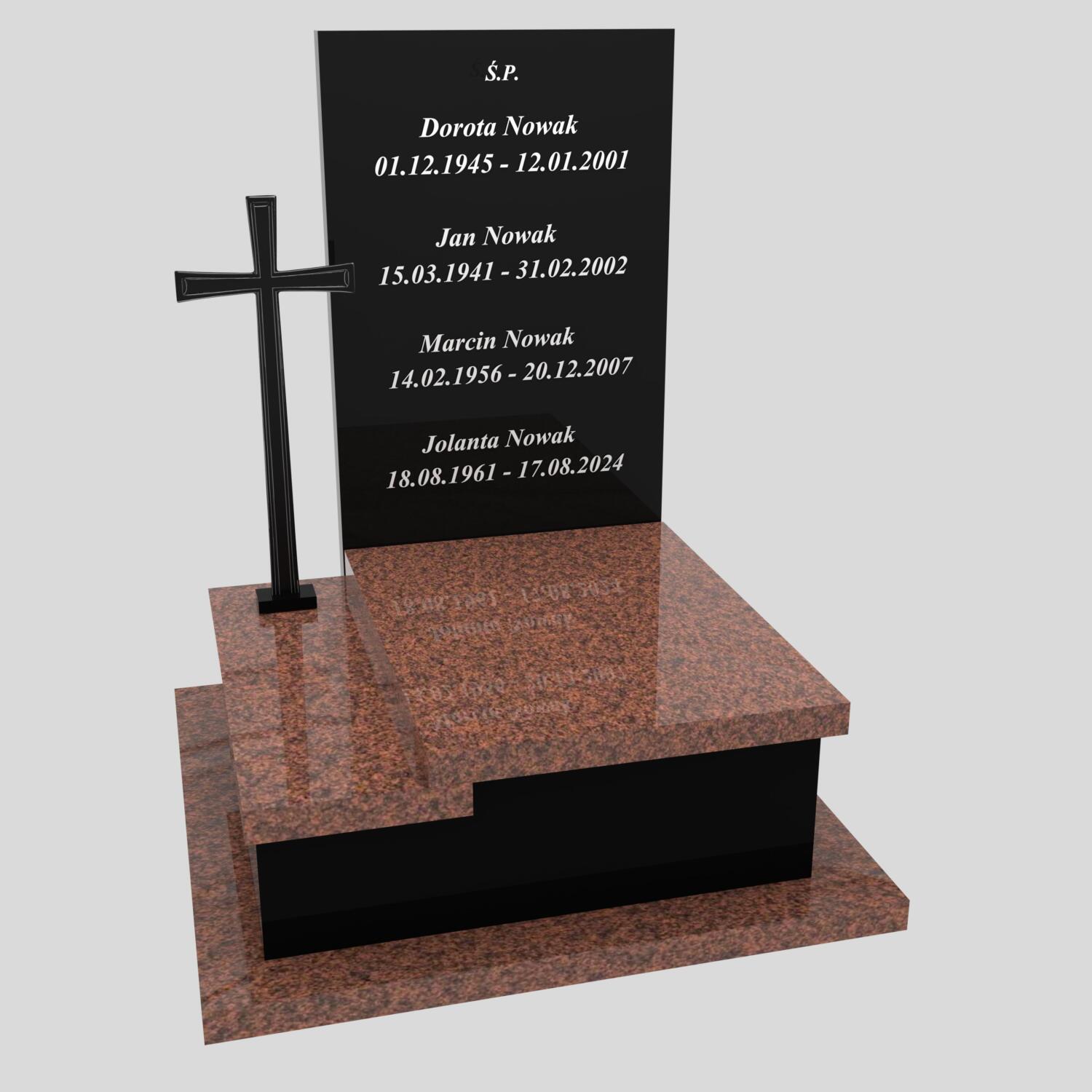 Nagrobek urnowy z kryżem U 126 zdjęcie 92