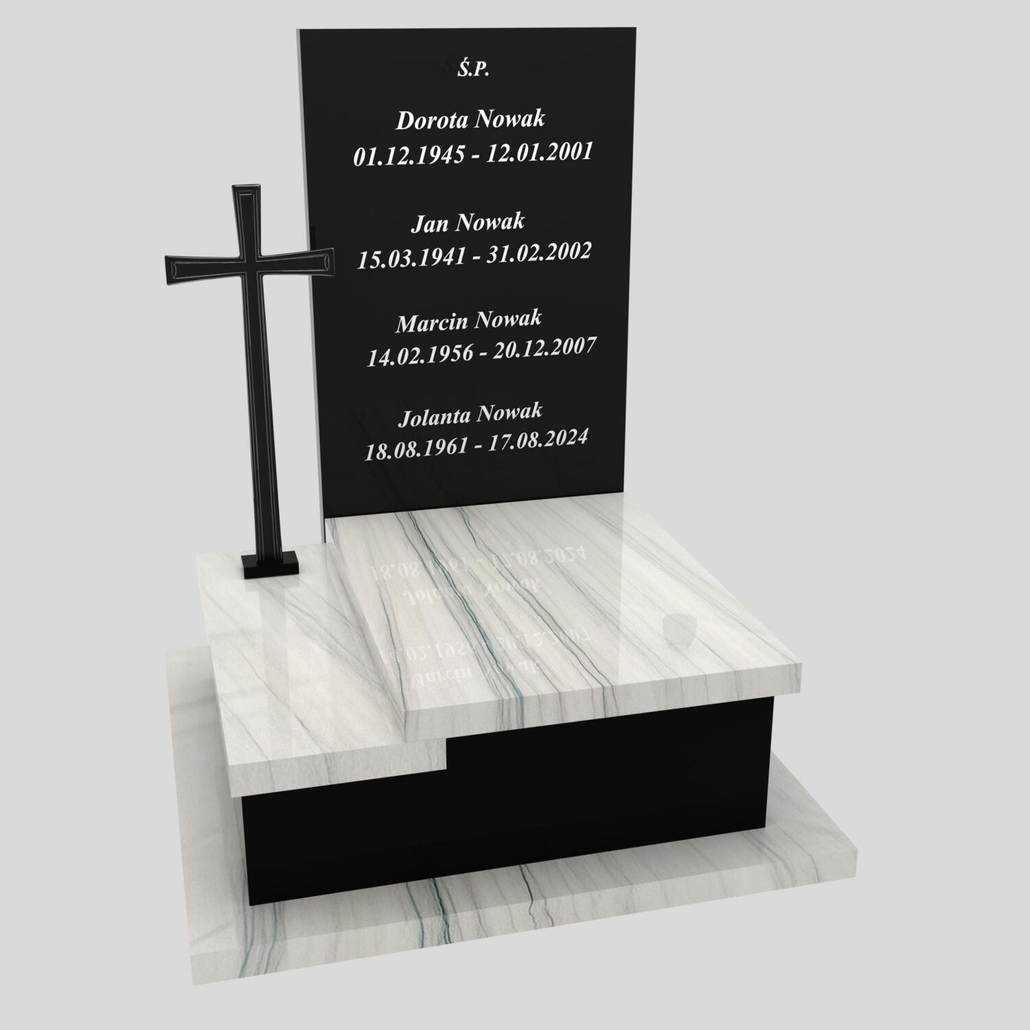 Nagrobek urnowy z kryżem U 126 zdjęcie 88