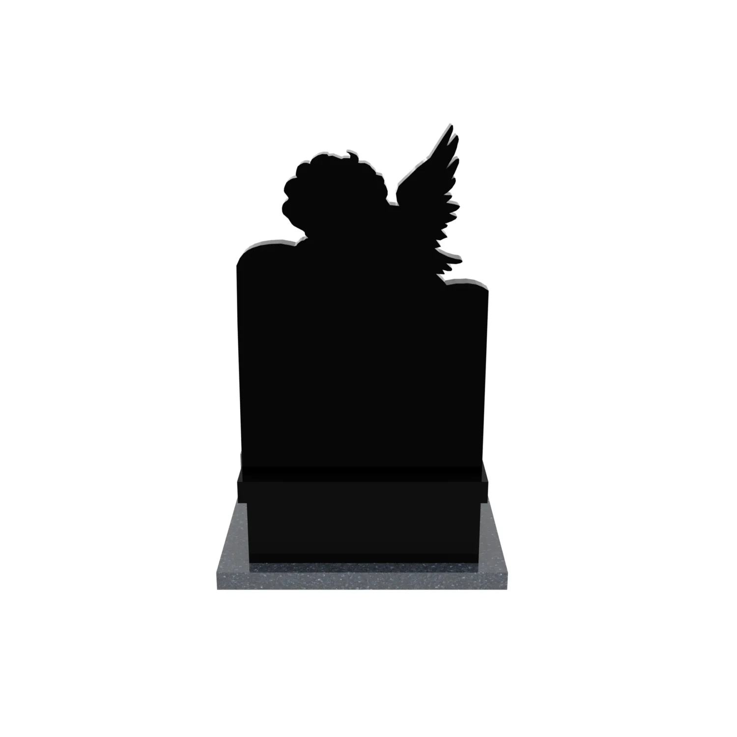 Nagrobek dla dziecka z grawerem anioła i zdjęciem D 83+360 – photo №6