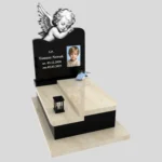 Nagrobek dla dziecka z grawerem anioła i zdjęciem D 83 zdjęcie 34