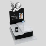 Nagrobek dla dziecka z grawerem anioła i zdjęciem D 83 zdjęcie 36