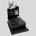 Nagrobek dla dziecka z grawerem anioła i zdjęciem D 83 zdjęcie 38