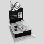 Nagrobek dla dziecka z grawerem anioła i zdjęciem D 83 zdjęcie 48