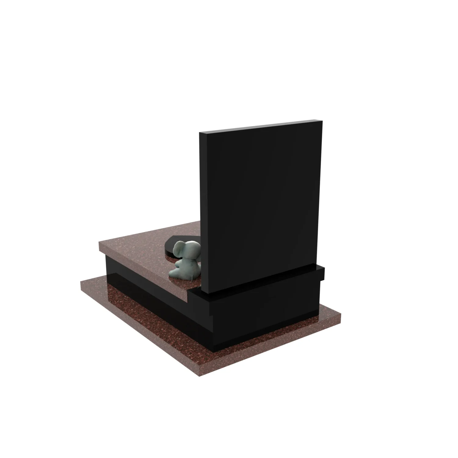 Nagrobek dla dziecka z grawerem skrzydeł i zdjęciem D 84+360 – photo №5