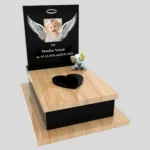 Nagrobek dla dziecka z grawerem skrzydeł i zdjęciem D 84 zdjęcie 46