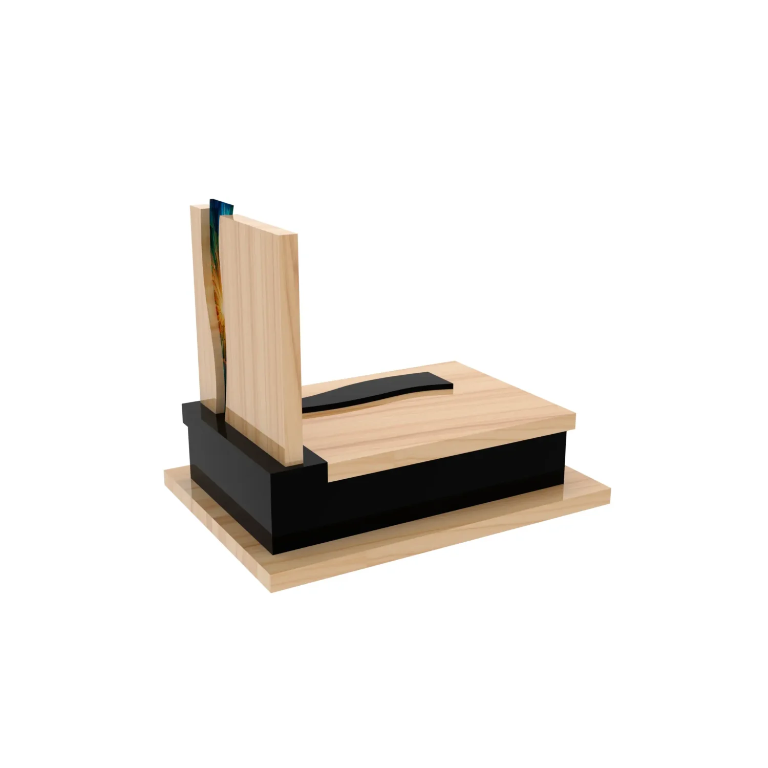 Pomnik dla dziecka z witrażem nieba D 85+360 – photo №10