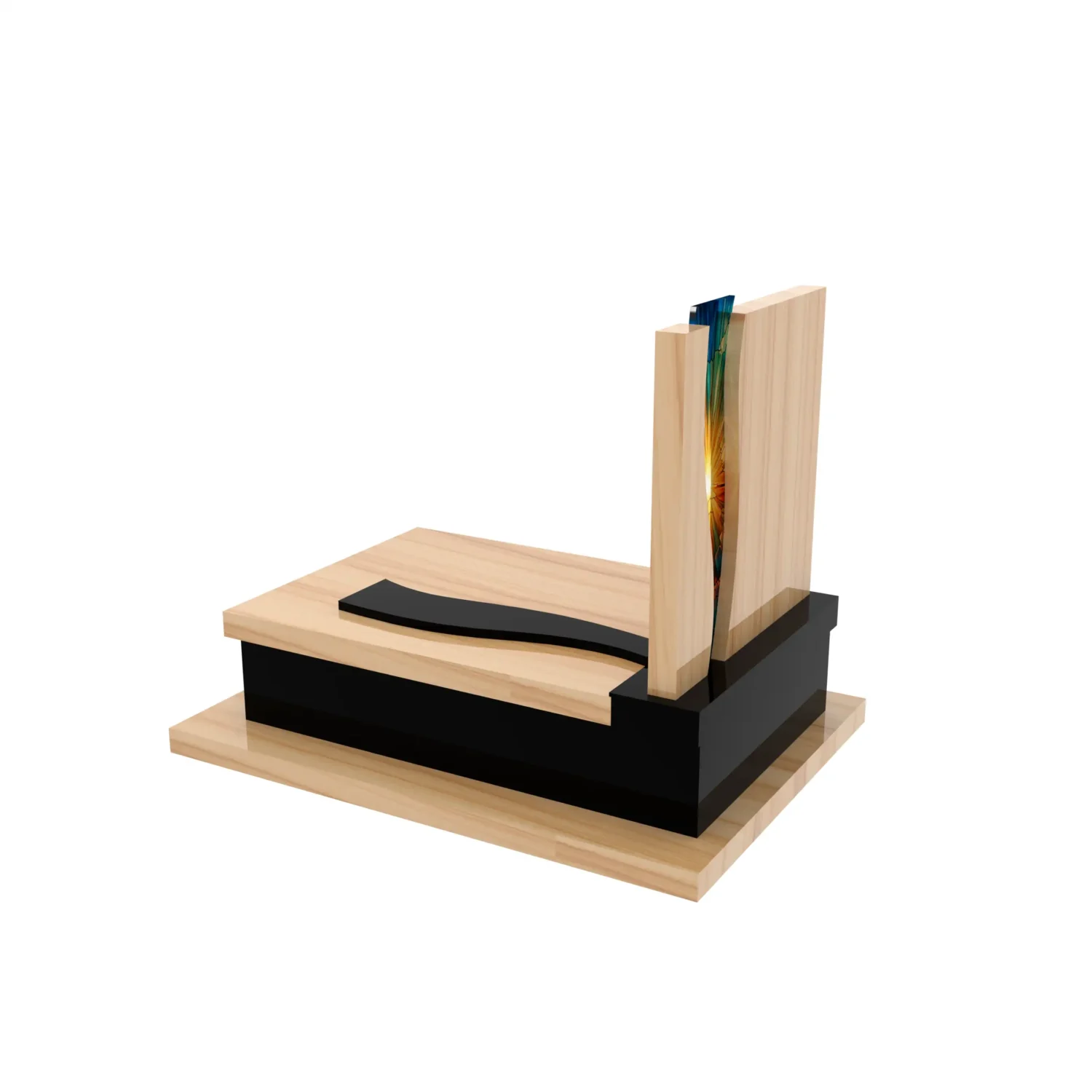 Pomnik dla dziecka z witrażem nieba D 85+360 – photo №6