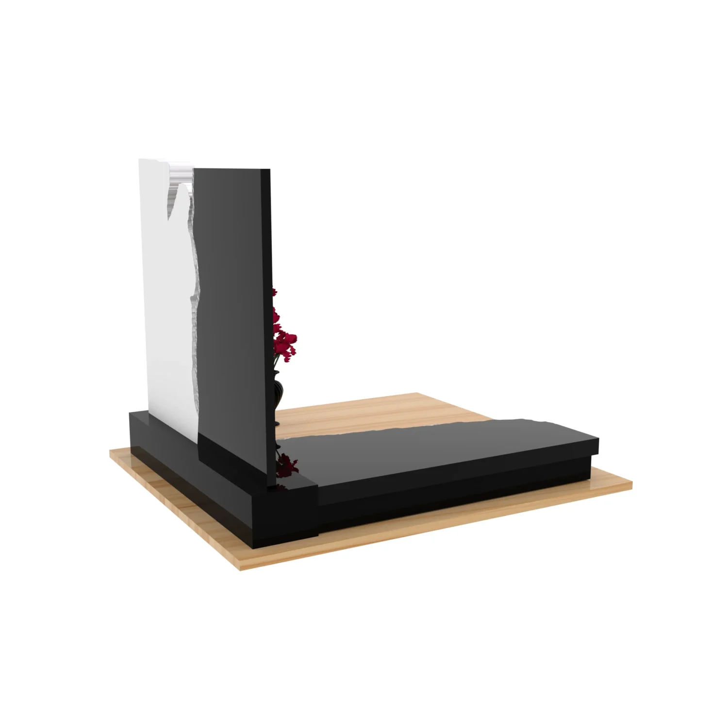 Nagrobek podwójny z rzeźbą Jezusa CK 117+360 – photo №8