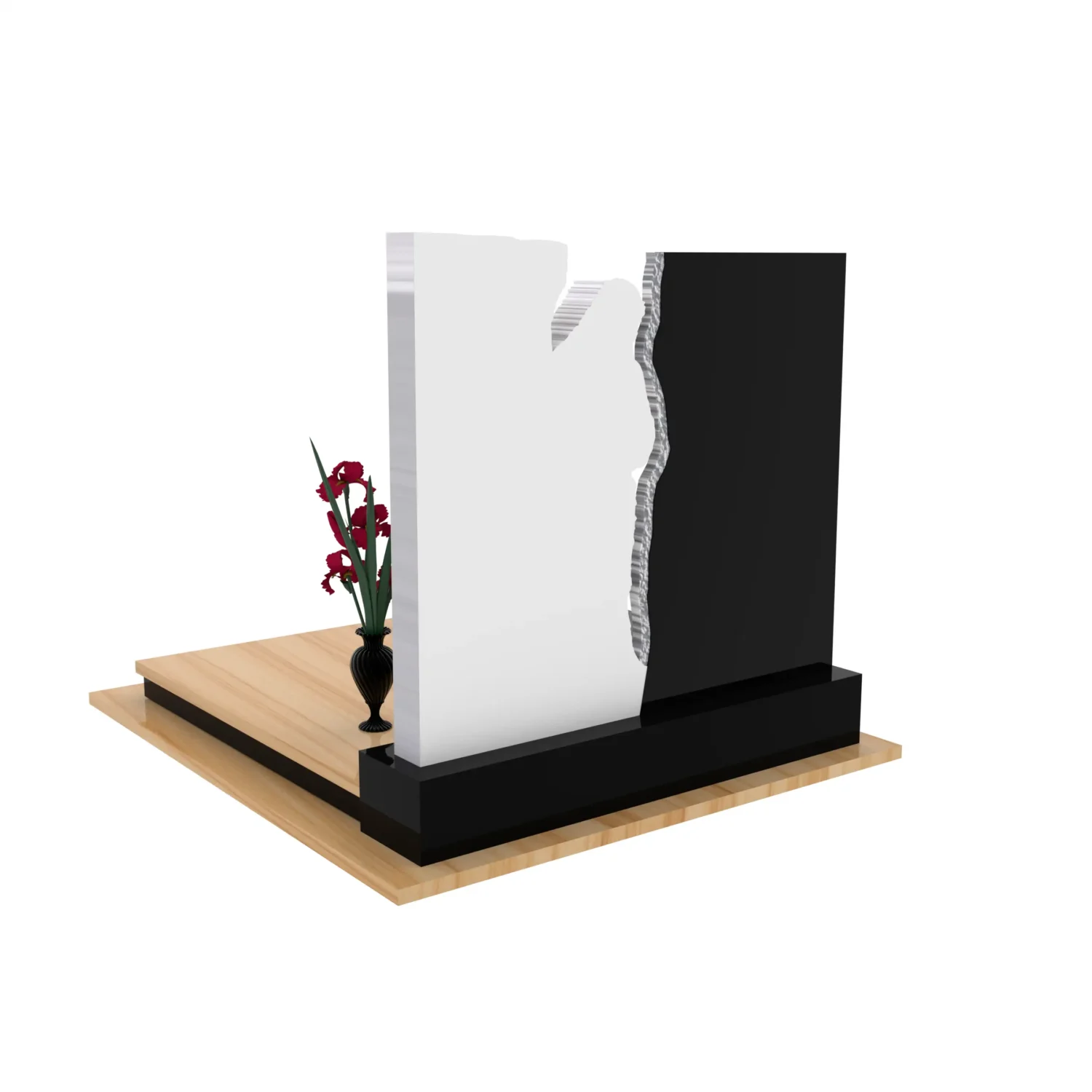 Nagrobek podwójny z rzeźbą Jezusa CK 117+360 – photo №5