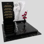 Nagrobek podwójny z rzeźbą Jezusa CK 117 zdjęcie 36