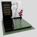 Nagrobek podwójny z rzeźbą Jezusa CK 117 zdjęcie 43