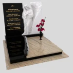 Nagrobek podwójny z rzeźbą Jezusa CK 117 zdjęcie 44