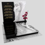 Nagrobek podwójny z rzeźbą Jezusa CK 117 zdjęcie 48