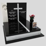 Nagrobek podwójny z rzeźbą Matki Boskiej i kryża CK 115 zdjęcie 37