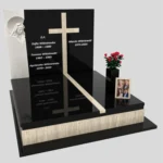 Nagrobek podwójny z rzeźbą Matki Boskiej i kryża CK 115 zdjęcie 38