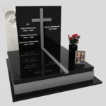 Nagrobek podwójny z rzeźbą Matki Boskiej i kryża CK 115 zdjęcie 39