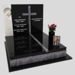 Nagrobek podwójny z rzeźbą Matki Boskiej i kryża CK 115 zdjęcie 42