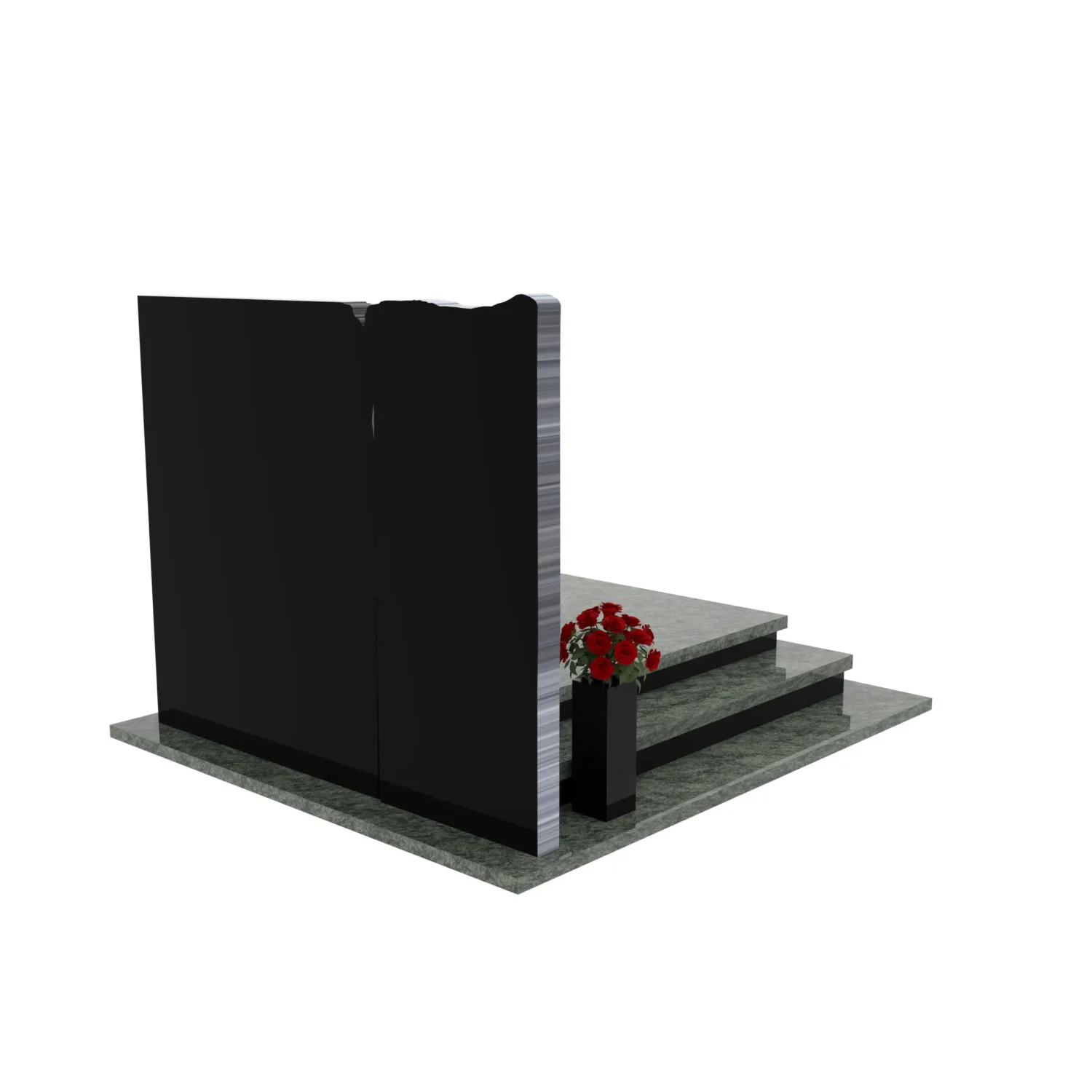 Nagrobek podwójny z rzeźbą serca CK 116+360 – photo №7