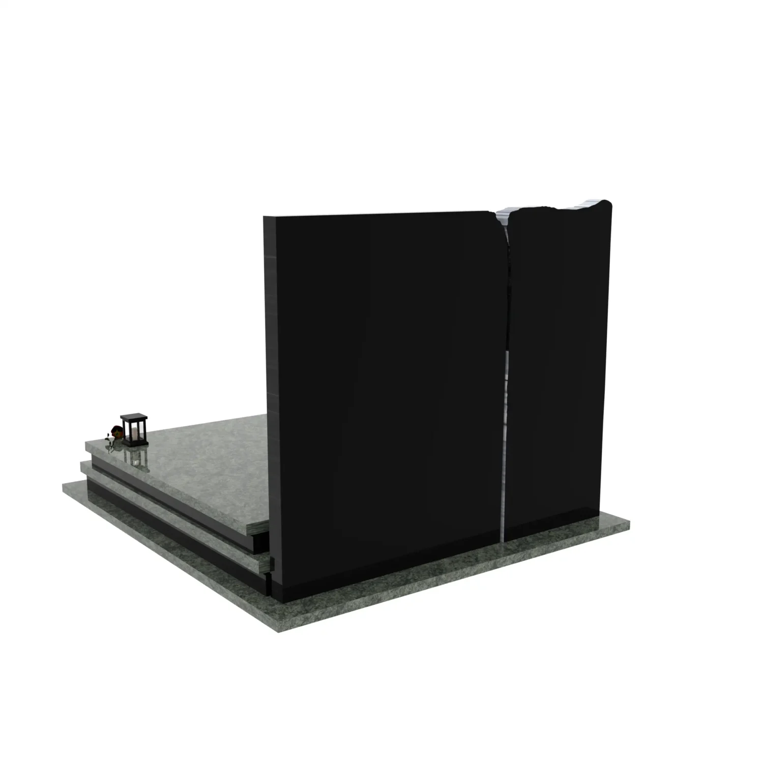 Nagrobek podwójny z rzeźbą serca CK 116+360 – photo №5