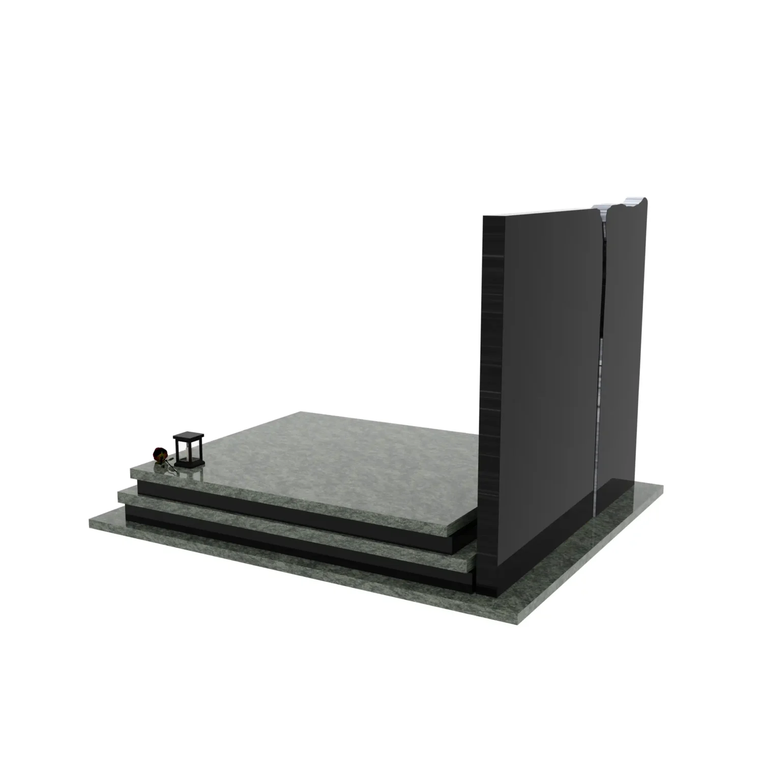 Nagrobek podwójny z rzeźbą serca CK 116+360 – photo №4