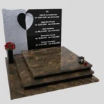 Nagrobek podwójny z rzeźbą serca CK 116 zdjęcie 34