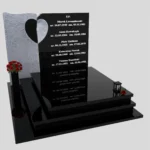 Nagrobek podwójny z rzeźbą serca CK 116 zdjęcie 36