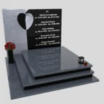 Nagrobek podwójny z rzeźbą serca CK 116 zdjęcie 37