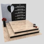 Nagrobek podwójny z rzeźbą serca CK 116 zdjęcie 44