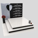 Nagrobek podwójny z rzeźbą serca CK 116 zdjęcie 45