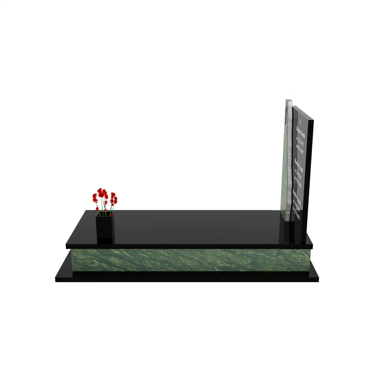 Nagrobek pojedynczy z krzyżem K 124+360 – photo №3