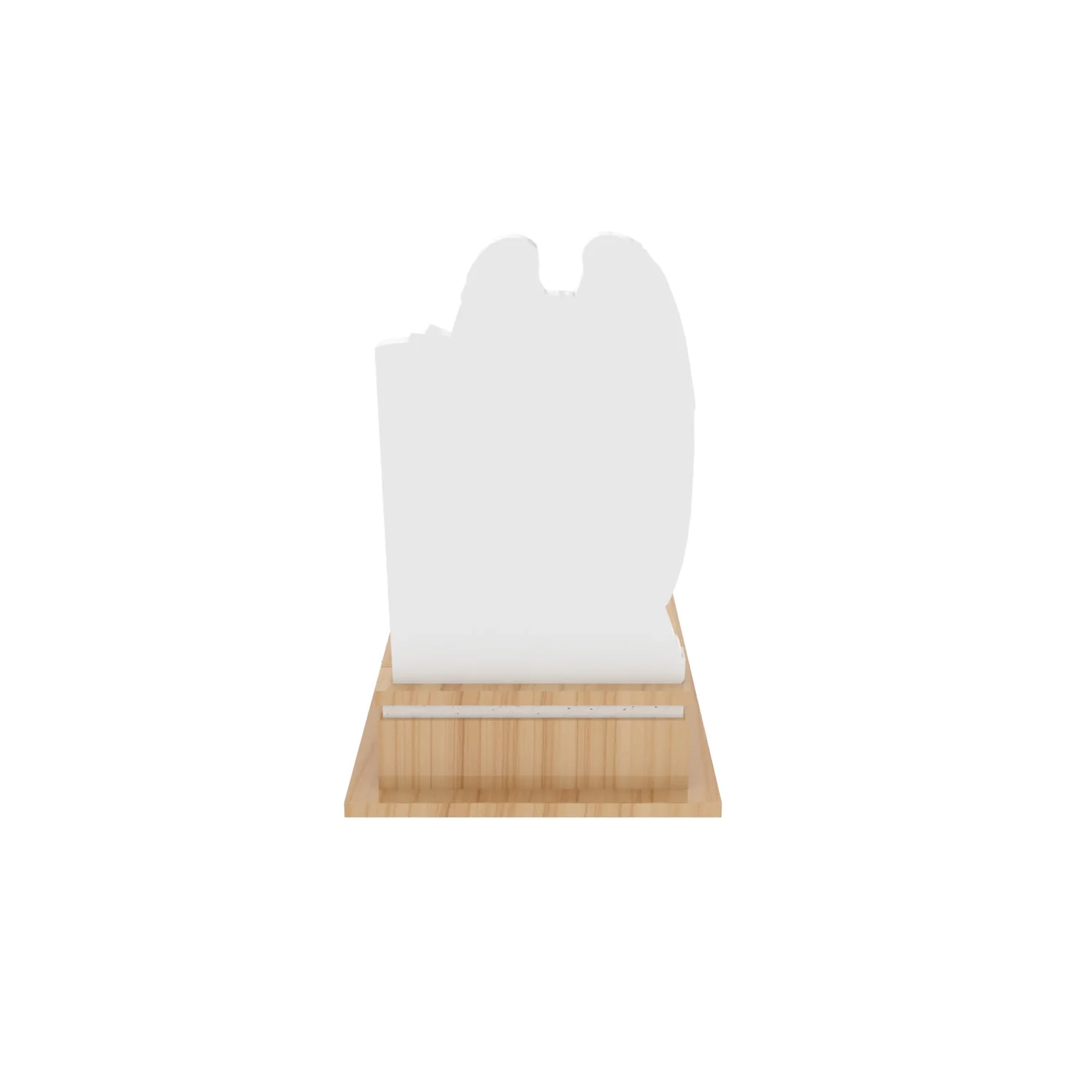 Nagrobek pojedynczy z rzeźbą anioła z marmuru CK 183+360 – photo №5