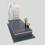 Nagrobek pojedynczy z rzeźbą anioła z marmuru CK 183 zdjęcie 38