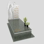 Nagrobek pojedynczy z rzeźbą anioła z marmuru CK 183 zdjęcie 42