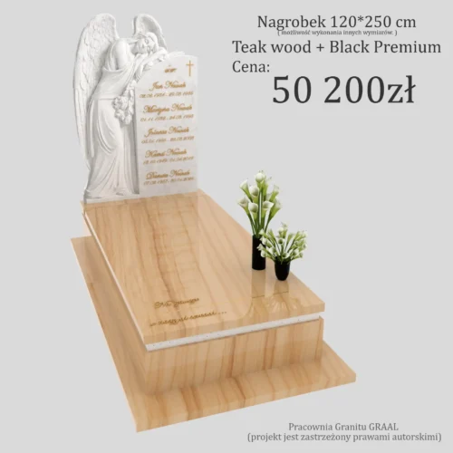 Nagrobki Warszawa | Nagrobki rzeźba anioła z marmuru