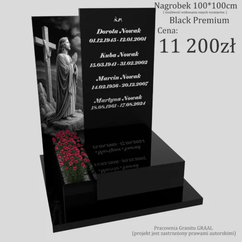 Nagrobki urnowe z grawerem Jezusa U127 Nagrobki z Jezusem