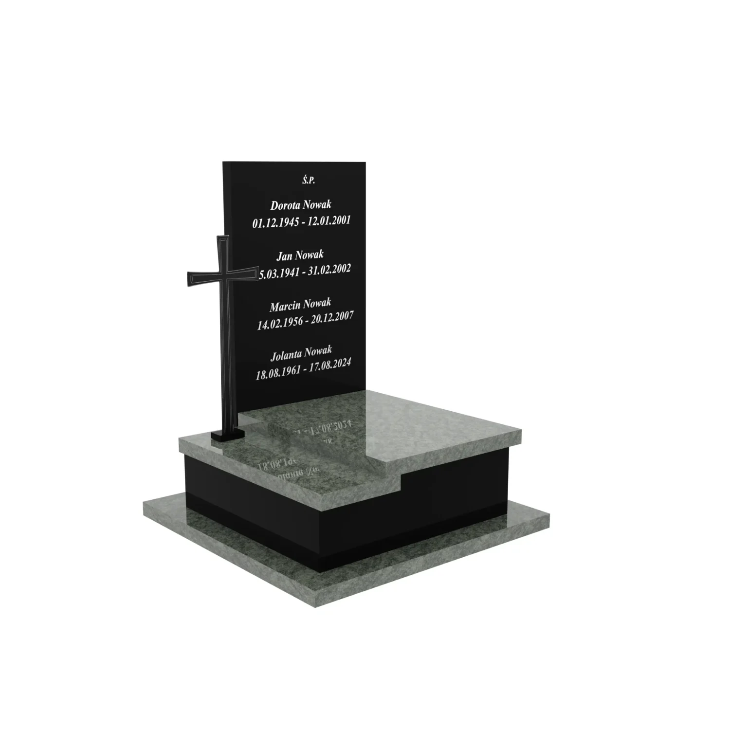 Nagrobek urnowy z kryżem U 126+360 – photo №10