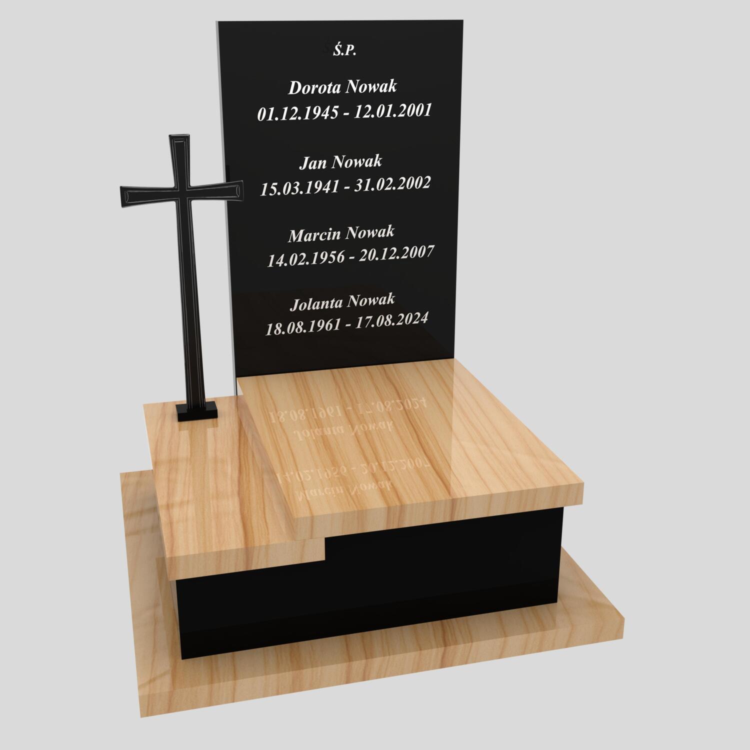 Nagrobek urnowy z kryżem U 126 zdjęcie 81