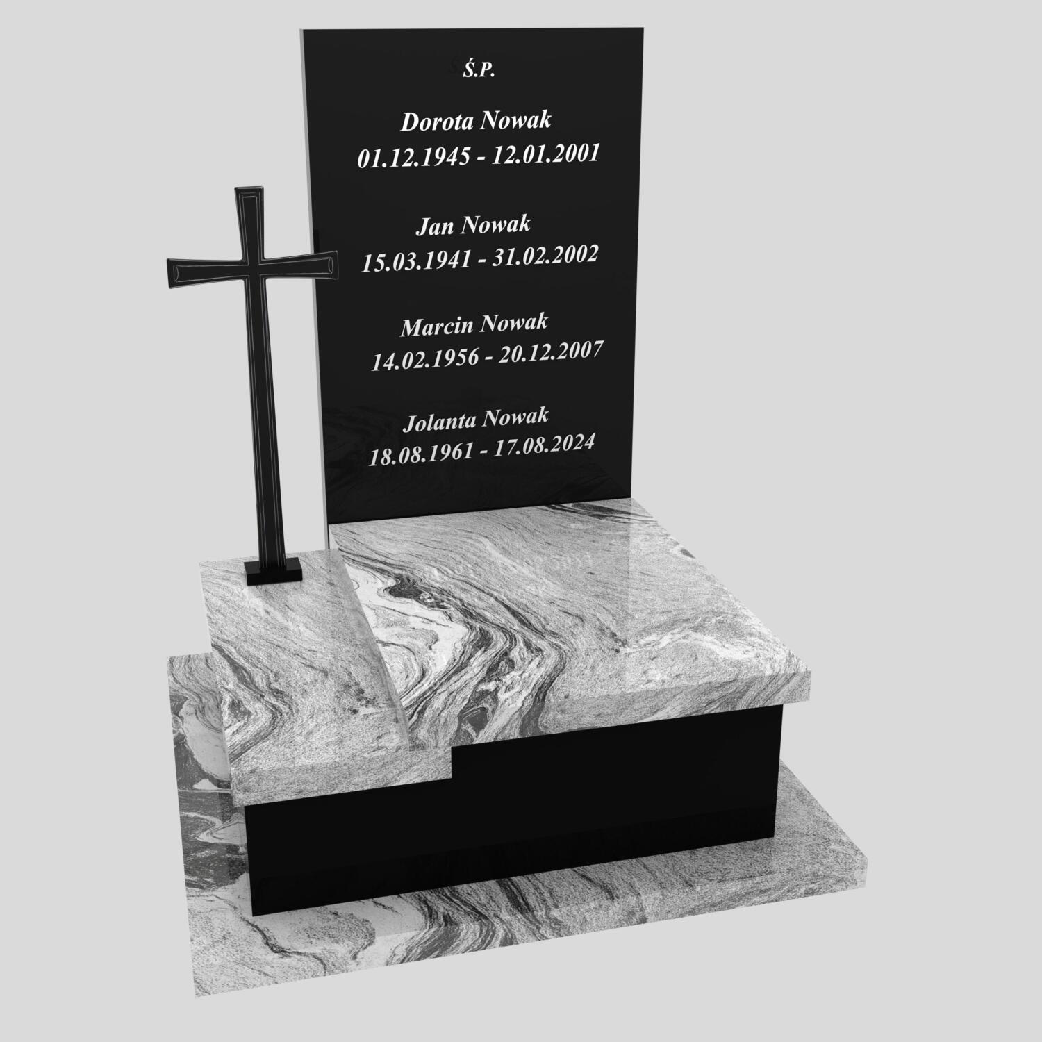 Nagrobek urnowy z kryżem U 126 zdjęcie 80