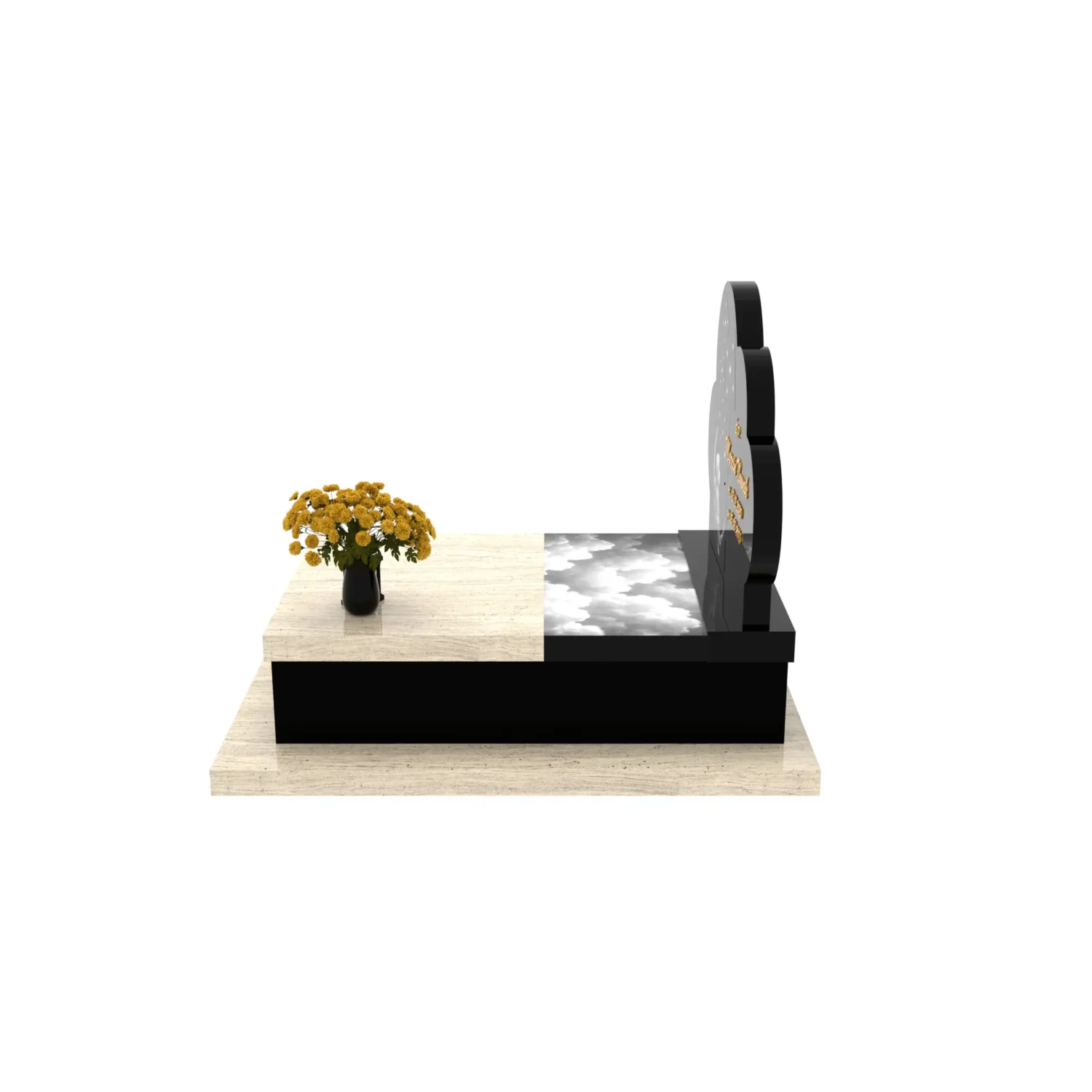 Nagrobek dla dziecka z grawerem aniołka D 88+360 – photo №3