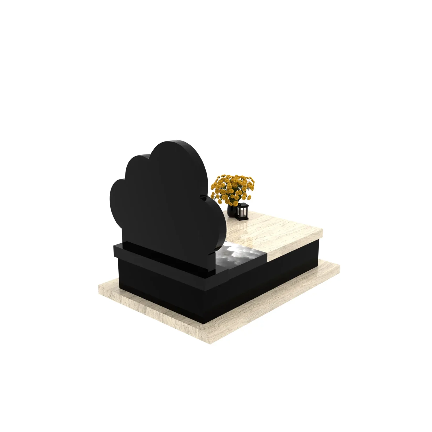 Nagrobek dla dziecka z grawerem aniołka D 88+360 – photo №7