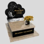 Nagrobek dla dziecka z grawerem aniołka D 88 zdjęcie 43