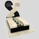 Nagrobek dla dziecka z sercem i miejscem na kwiaty D 87 zdjęcie 33