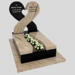 Nagrobek dla dziecka z sercem i miejscem na kwiaty D 87 zdjęcie 43