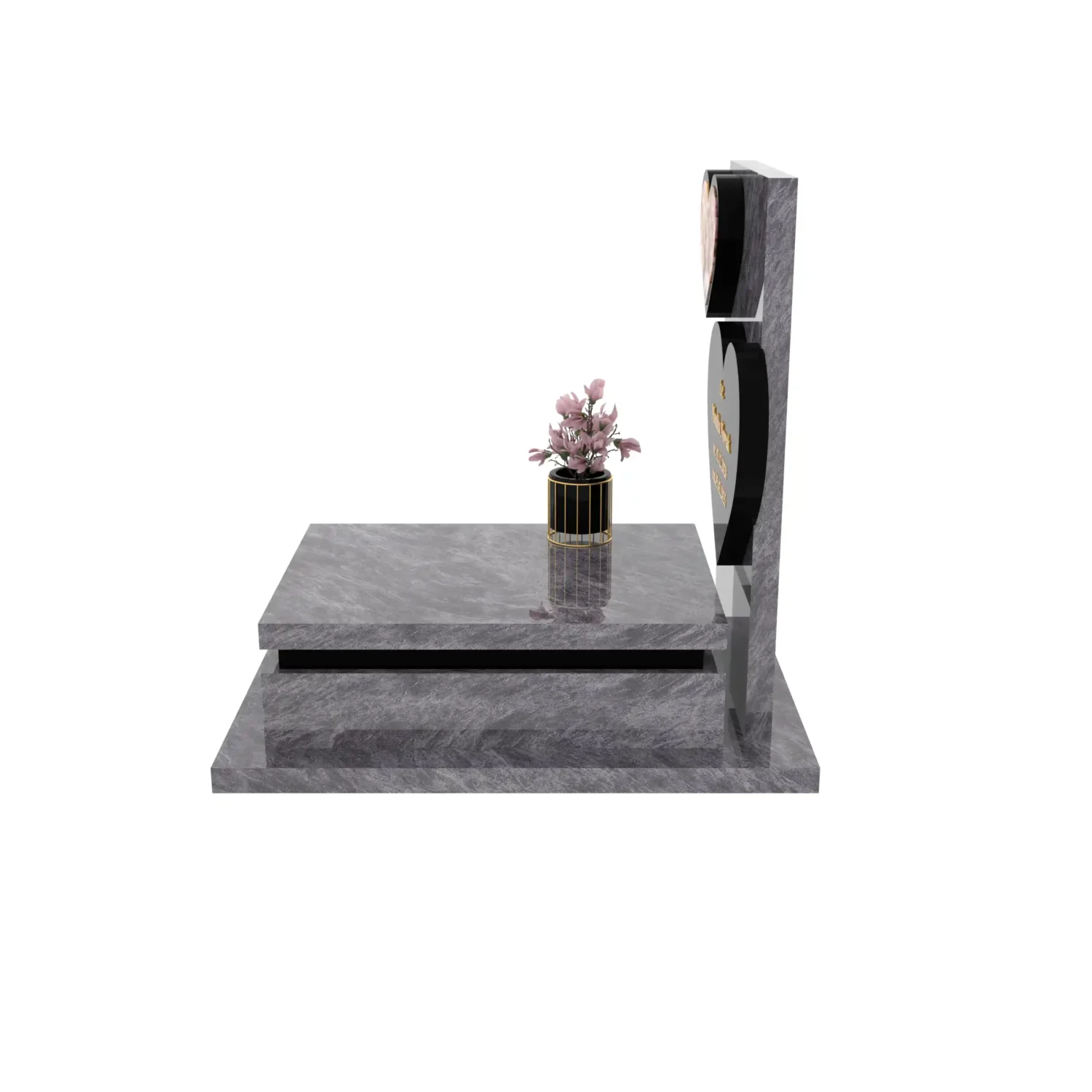 Nagrobek dla dziecka z sercem i zdjęciem D 86+360 – photo №3