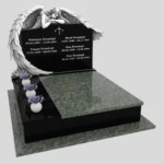 Nagrobek podwójny z grawerem anioła KD 71 zdjęcie 40