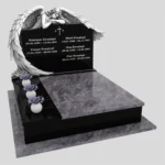 Nagrobek podwójny z grawerem anioła KD 71 zdjęcie 41