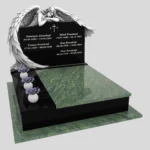 Nagrobek podwójny z grawerem anioła KD 71 zdjęcie 42