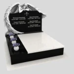 Nagrobek podwójny z grawerem anioła KD 71 zdjęcie 44