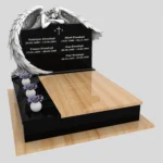 Nagrobek podwójny z grawerem anioła KD 71 zdjęcie 46